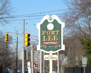 Sign of Fort Lee NJ