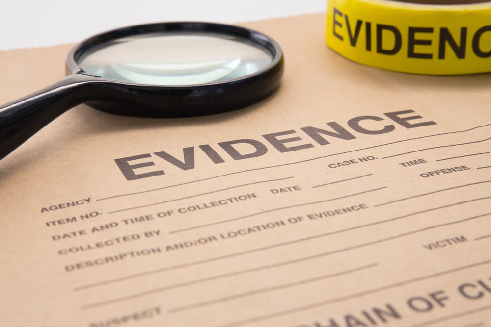 Magnifying Glass and evidence bag